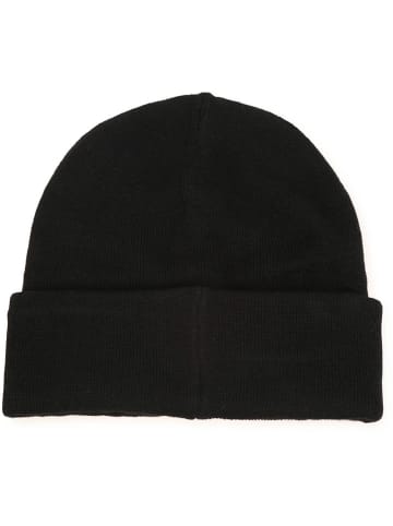 Hugo Boss Kids Beanie in Schwarz/Beige/Weiß