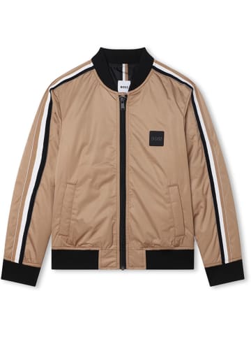 Hugo Boss Kids Sweatjacke in Beige