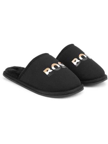 Hugo Boss Kids Pantoffels zwart