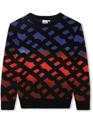 Hugo Boss Kids Trui donkerblauw/rood