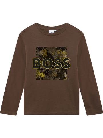 Hugo Boss Kids Longsleeve in Braun