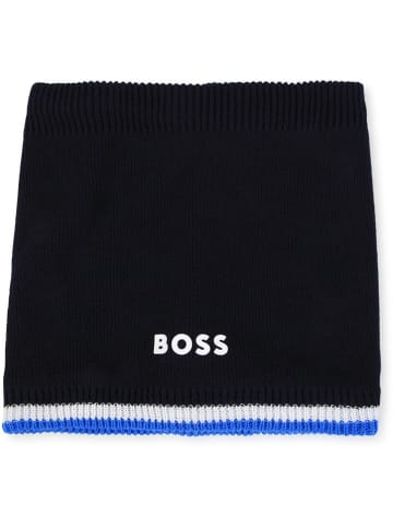 Hugo Boss Kids Loop-Schal in Dunkelblau - Ø24 cm