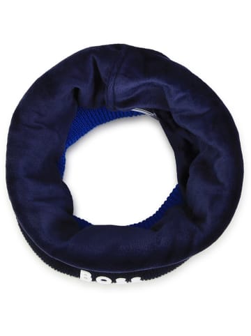 Hugo Boss Kids Loop-Schal in Dunkelblau - Ø24 cm