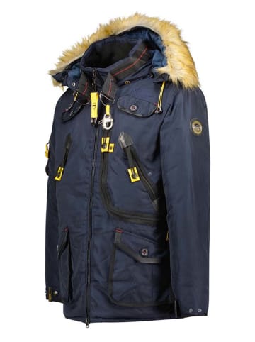 Geographical Norway Parka "Agaros" w kolorze granatowym