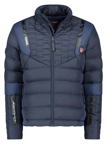 Geographical Norway Kurtka pikowana "Civan" w kolorze granatowym