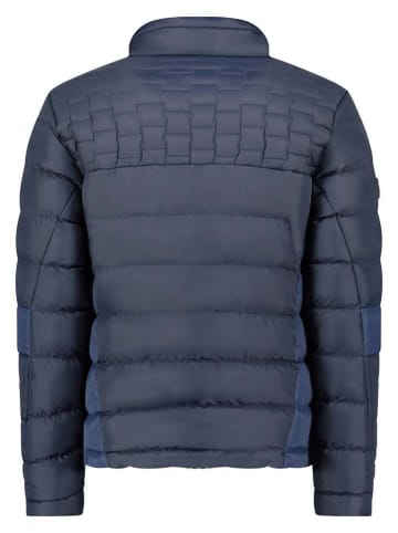 Geographical Norway Doorgestikte jas "Civan" donkerblauw