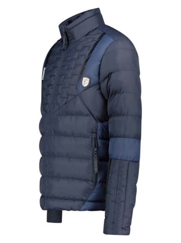 Geographical Norway Doorgestikte jas "Civan" donkerblauw