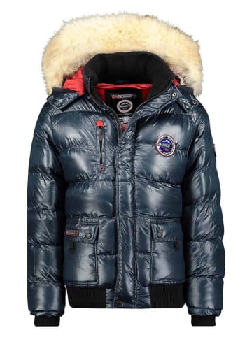 Geographical Norway Kurtka zimowa "Bugs" w kolorze granatowym