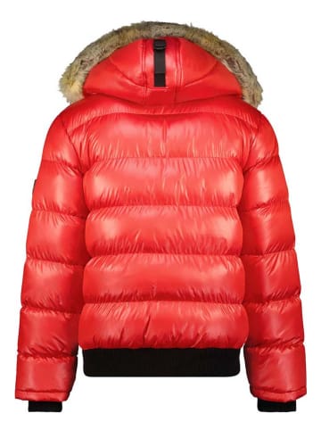 Geographical Norway Kurtka zimowa "Bugs" w kolorze czerwonym