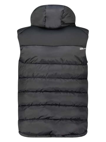 Geographical Norway Kamizelka pikowana "Vitchwood" w kolorze czarnym
