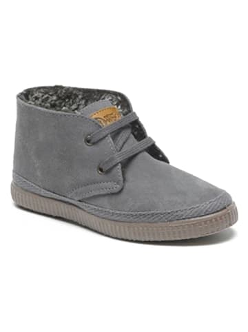 natural world Leder-Boots in Grau