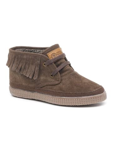 natural world Leder-Boots in Braun