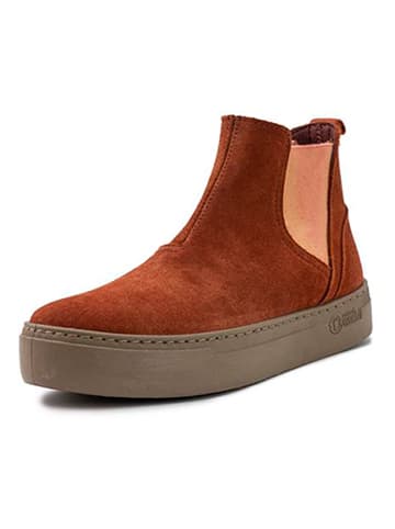 natural world Leder-Chelsea-Boots in Hellbraun