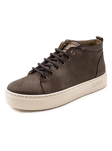 natural world Leren boots in bruin