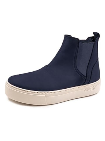 natural world Leder-Chelsea-Boots in Dunkelblau