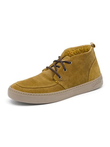 natural world Leder-Boots in Hellbraun
