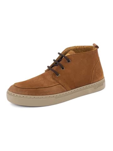 natural world Leder-Boots in Hellbraun
