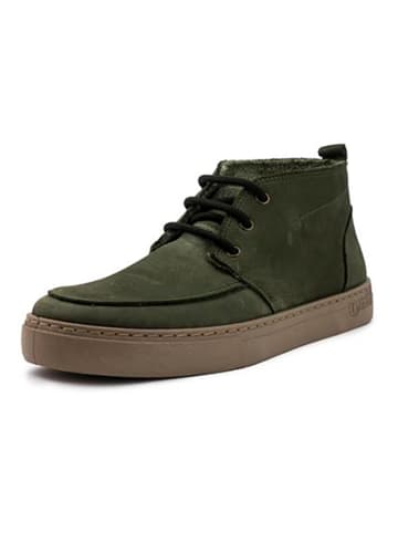 natural world Leder-Boots in Khaki