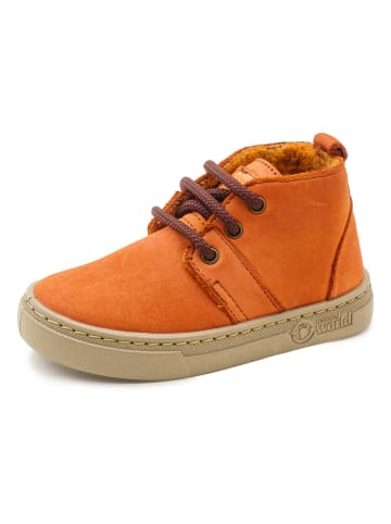 natural world Leren boots oranje