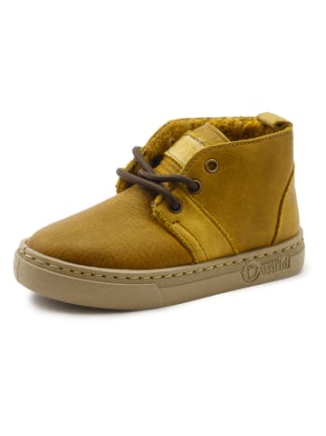 natural world Leder-Boots in Hellbraun