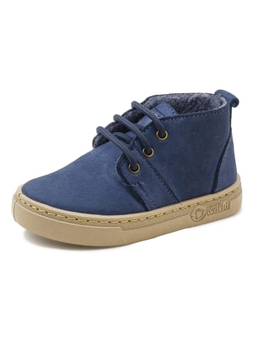 natural world Leder-Boots in Dunkelblau