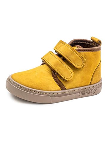 natural world Leder-Boots in Gelb