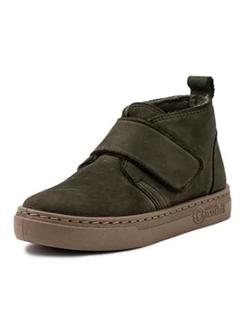 natural world Leder-Boots in Khaki