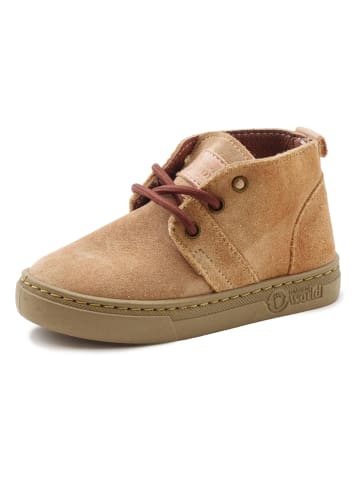 natural world Leder-Boots in Beige