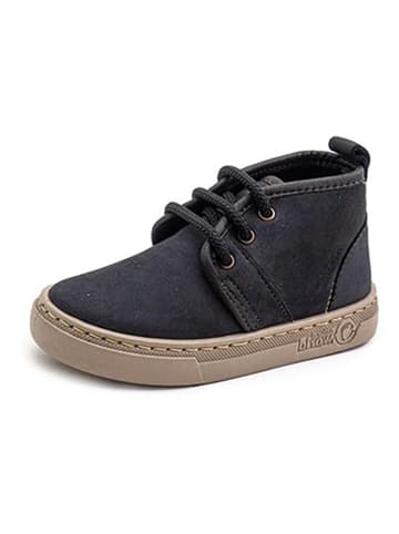 natural world Leder-Boots in Schwarz