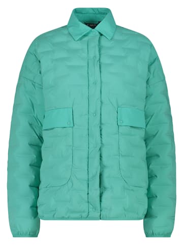 CMP Doorgestikte jas turquoise