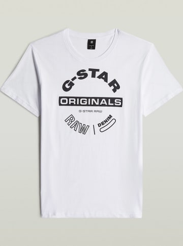 G-Star Koszulka w kolorze białym