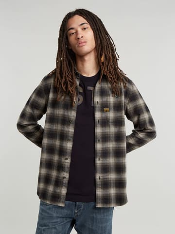 G-Star Koszula - Slim fit - w kolorze brązowym