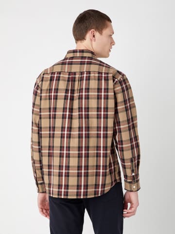 Wrangler Blouse - regular fit - lichtbruin/rood