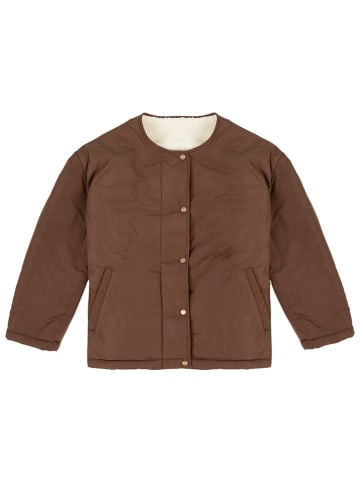 Wrangler Omkeerbare tussenjas bruin/crème