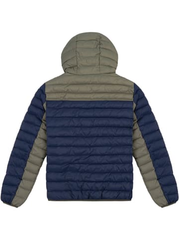Wrangler Doorgestikte jas blauw/kaki
