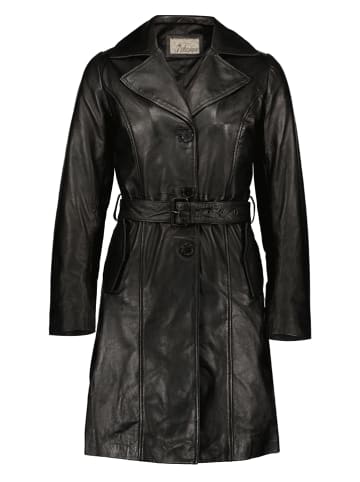7eleven Ledermantel "Loriana" in Schwarz