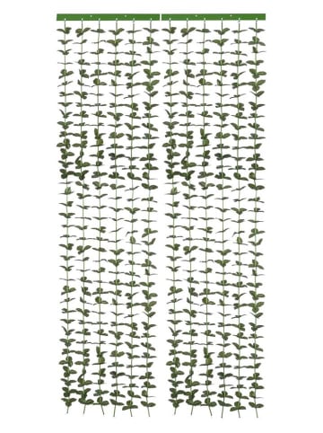 Wenko Gordijn "Liane" groen - (L)190 x (B)90 cm