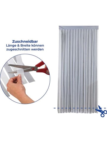 Wenko Gordijn grijs/zilverkleurig - (L)200 x (B)90 cm