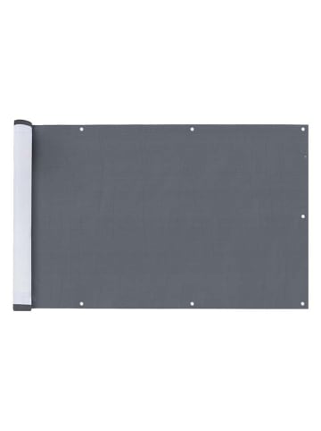 Wenko Privacyscreen "Muur" grijs - (B)500 x (H)85 cm