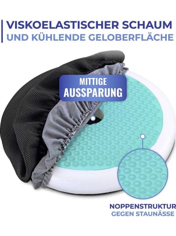 Wenko Gelzitkussen zwart - (H)5 x Ø 42 cm