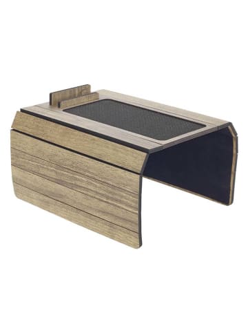 Wenko Multifunktions-Sofa-Tablett in Hellbraun - (B)49 x (H)28 cm