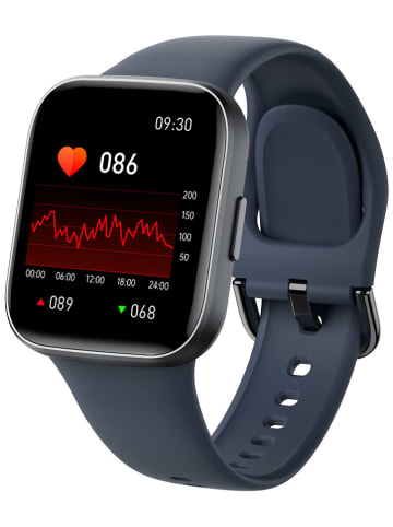 SmartCase Smartwatch w kolorze granatowo-czarnym