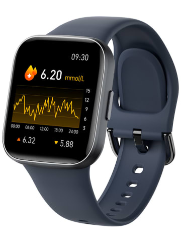 SmartCase Smartwatch w kolorze granatowo-czarnym