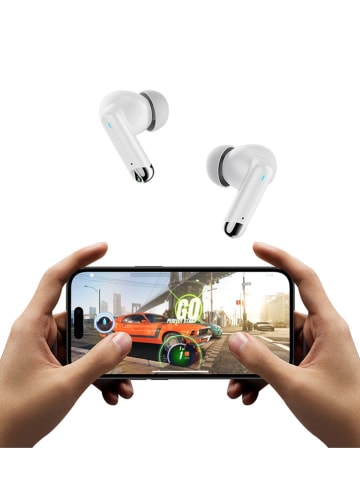 SmartCase Słuchawki douszne Bluetooth w kolorze białym