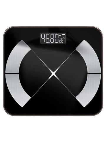 SmartCase Waga łazienkowa Bluetooth w kolorze czarnym