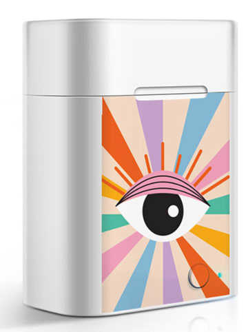 SmartCase Bluetooth-In-Ear-Kopfhörer in Silber/ Bunt