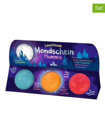 moses. 2-delige set: gloeiende maanlicht-stuiterballen - vanaf 3 jaar 2x 3 stuks