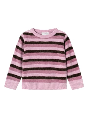name it Sweter "Sille" w kolorze jasnoróżowym