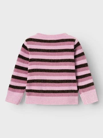 name it Sweter "Sille" w kolorze jasnoróżowym