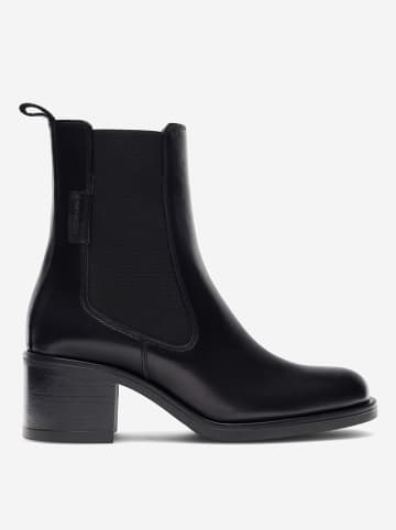 Gino Rossi Leder-Stiefeletten in Schwarz